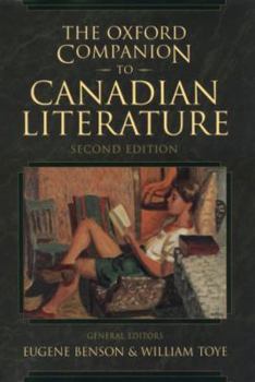 Hardcover The Oxford Companion to Canadian Literature Book