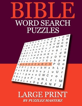 Bible Word Search Puzzle Large Print: New and Old Testament Verses ( 8.5 by 11 Inches) Motivational Scriptures