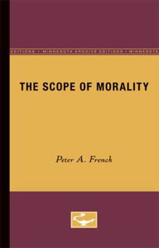 Paperback The Scope of Morality Book