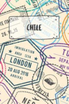 Chile: Dotted Travel Diary Notebook or Journey Dotted Grid Journal - Holiday Trip Pocketbook for Men and Women with Dots