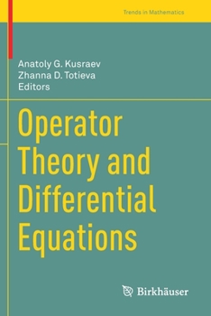 Paperback Operator Theory and Differential Equations Book