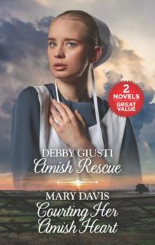 Mass Market Paperback Amish Rescue and Courting Her Amish Heart: A 2-In-1 Collection Book