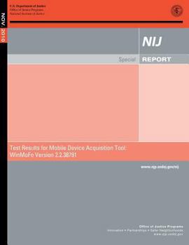 Test Results for Mobile Acquisition Tool: Winmofo Version 2.2.38719