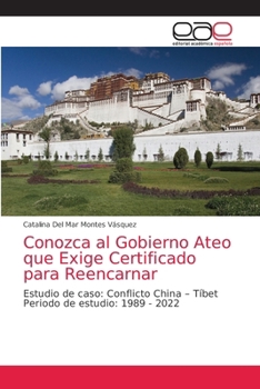 Paperback Conozca al Gobierno Ateo que Exige Certificado para Reencarnar [Spanish] Book