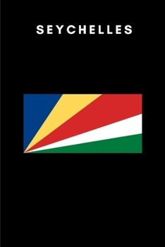 Seychelles: Country Flag A5 Notebook to write in with 120 pages