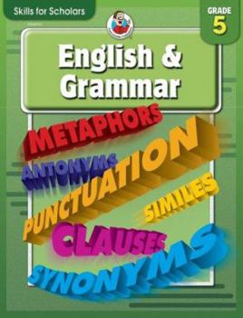 Paperback Skills for Scholars English & Grammar, Grade 5 Book