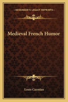 Paperback Medieval French Humor Book