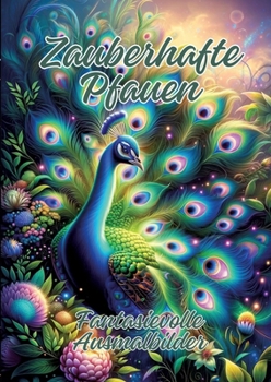 Zauberhafte Pfauen: Fantasievolle Ausmalbilder (German Edition)