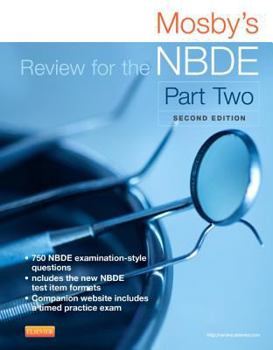 Paperback Mosby's Review for the NBDE, Part II with Access Code Book