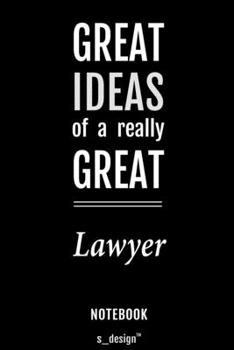 Notebook for Lawyers / Lawyer: awesome handy Note Book [120 blank lined ruled pages]