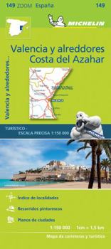 Map Mapa Zoom Valencia y alrededores, Costa del Azahar Book