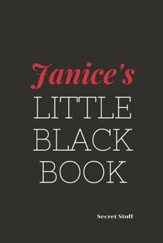 Paperback Janice's Little Black Book: Janice's Little Black Book