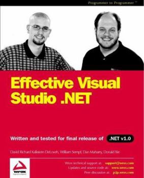 Paperback Effective Visual Studio .NET Book