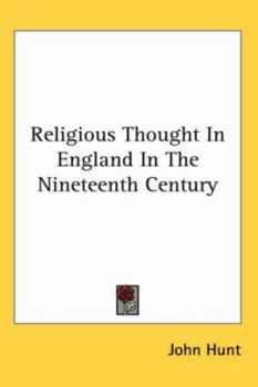 Paperback Religious Thought in England in the Nineteenth Century Book