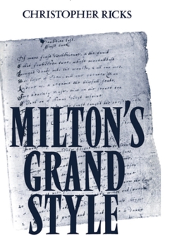 Paperback Milton's Grand Style Book