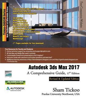 Paperback Autodesk 3ds Max 2017: A Comprehensive Guide Book