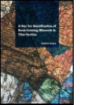 Paperback A Key for Identification of Rock-Forming Minerals in Thin Section Book