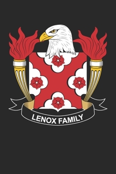 Paperback Lenox: Lenox Coat of Arms and Family Crest Notebook Journal (6 x 9 - 100 pages) Book