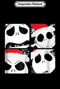 Paperback Composition Notebook: Disney Nightmare Before Christmas Jack Faces Journal/Notebook Blank Lined Ruled 6x9 100 Pages Book