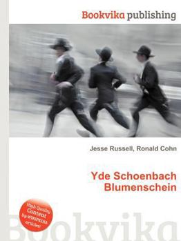 Paperback Yde Schoenbach Blumenschein Book