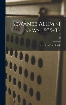 Hardcover Sewanee Alumni News, 1935-36; 2 Book