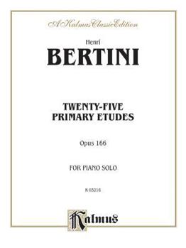 Paperback Twenty-Five Primary Etudes, Op. 166 Book