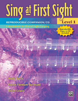 Plastic Comb Sing at First Sight Reproducible Companion, Bk 1: Foundations in Choral Sight-Singing, Book & CD (Sing at First Sight, Bk 1) Book