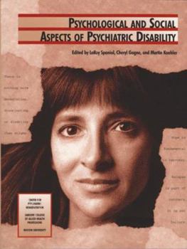 Hardcover Psycholog & Social Aspects of Psychiat Disabil: Book