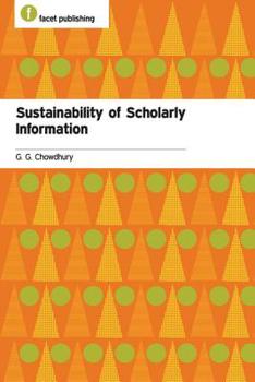 Paperback Sustainability of Scholarly Information Book