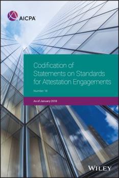 Paperback Codification of Statements on Standards for Attestation Engagements, January 2018 Book