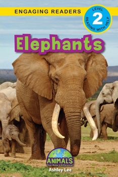 Paperback Elephants: Animals That Make a Difference! (Engaging Readers, Level 2) [Large Print] Book