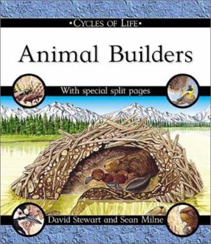 Library Binding Animal Builders Book