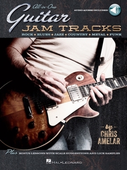 Paperback All-In-One Guitar Jam Tracks Book