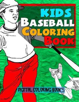 Paperback Kids Baseball Coloring Book