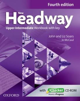 Paperback New Headway, Upper-Intermediate, Fourth Edition Workbook with key and iChecker CD-ROM [Portuguese] Book