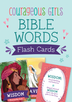 Misc. Courageous Girls Bible Words Flash Cards Book