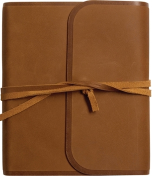 Leather Bound ESV Journaling Bible (Natural Leather, Brown, Flap with Strap) Book