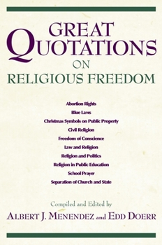 Paperback Great Quotations on Religious Freedom Book