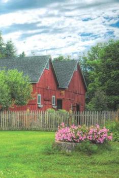 Vintage Barn Americana Dot Grid Notebook: For Designers