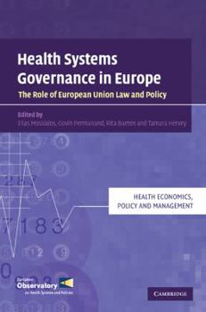 Hardcover Health Systems Governance in Europe Book