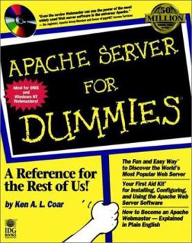 Paperback Apache Server for Dummies [With One/Cheatsheet] Book