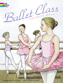 Paperback Ballet Class Coloring Book