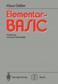 Paperback Elementar-Basic: Einführung Und Norm Din 66 284 [German] Book