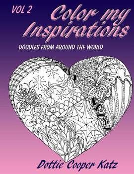 Paperback Color My Inspirations Vol. 2: Doodles from Around the World Book