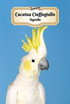2020 Cacatua Ciuffogiallo Agenda: 107 Pagine | Dimensioni DIN A5 | Pianificatore Settimanale | 12 Mesi | Due Pagine Per Settimana | Calendario | Diario | Uccello (Italian Edition)