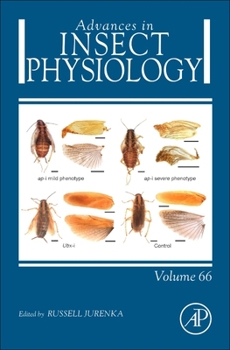 Hardcover Advances in Insect Physiology: Volume 66 Book