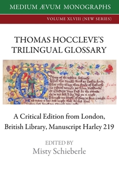Paperback Thomas Hoccleve's Trilingual Glossary Book