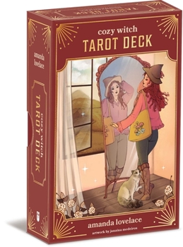 Product Bundle Cozy Witch Tarot Deck and Guidebook Book