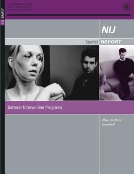 Paperback June 2003: Batterer Intervention Programs: Where Do We Go From Here? Book
