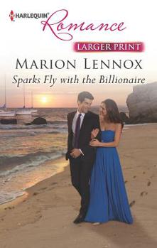 Mass Market Paperback Sparks Fly with the Billionaire [Large Print] Book